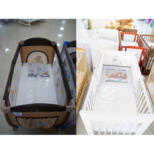 Materac 120x60 kokos-lateks Beticco Baby Jony Srebra