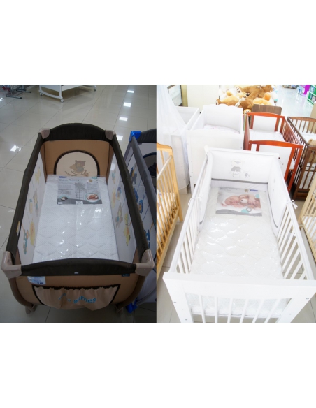 Materac 120x60 kokos-lateks Beticco Baby Jony Srebra