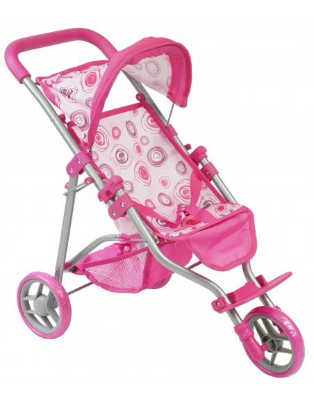 Wózek dla lalek trójkołowy duży Beticco