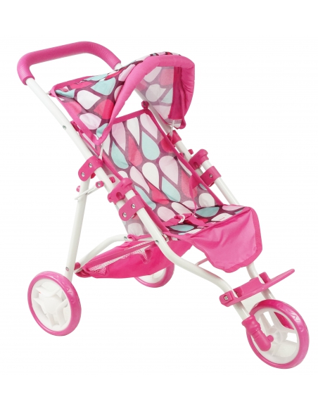 Wózek dla lalek trójkołowy duży Beticco