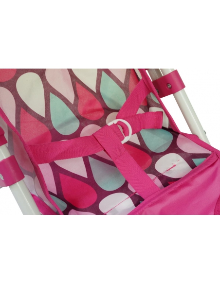 Wózek dla lalek trójkołowy duży Beticco