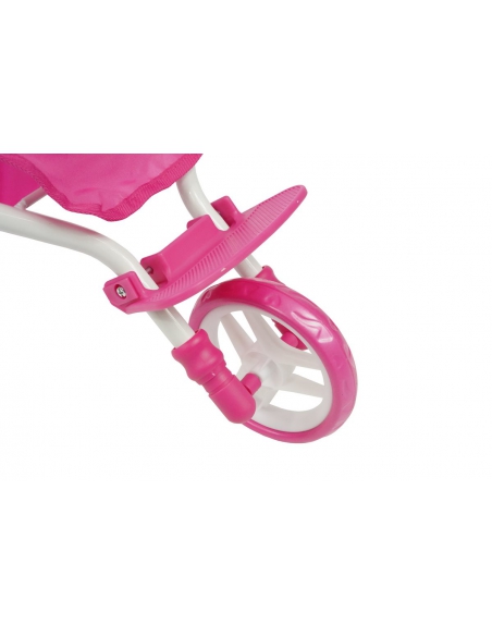 Wózek dla lalek trójkołowy duży Beticco