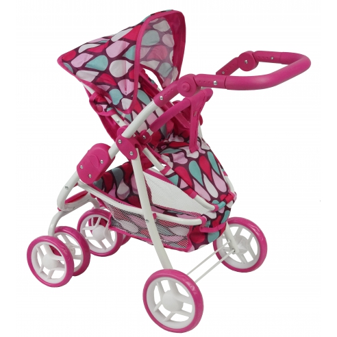 Wózek dla lalek 2w1 Beticco gondola + spacerówka